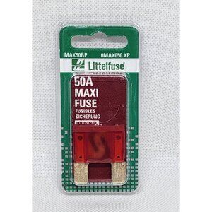 Littelfuse 50A Maxi Fuse – OEM MAX50BP OMAX050.XP Automotive Fuse